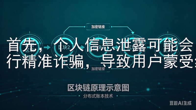 首先，个人信息泄露可能会引发电信诈骗，骗子利用这些信息进行精准诈骗，导致用户蒙受经济损失。